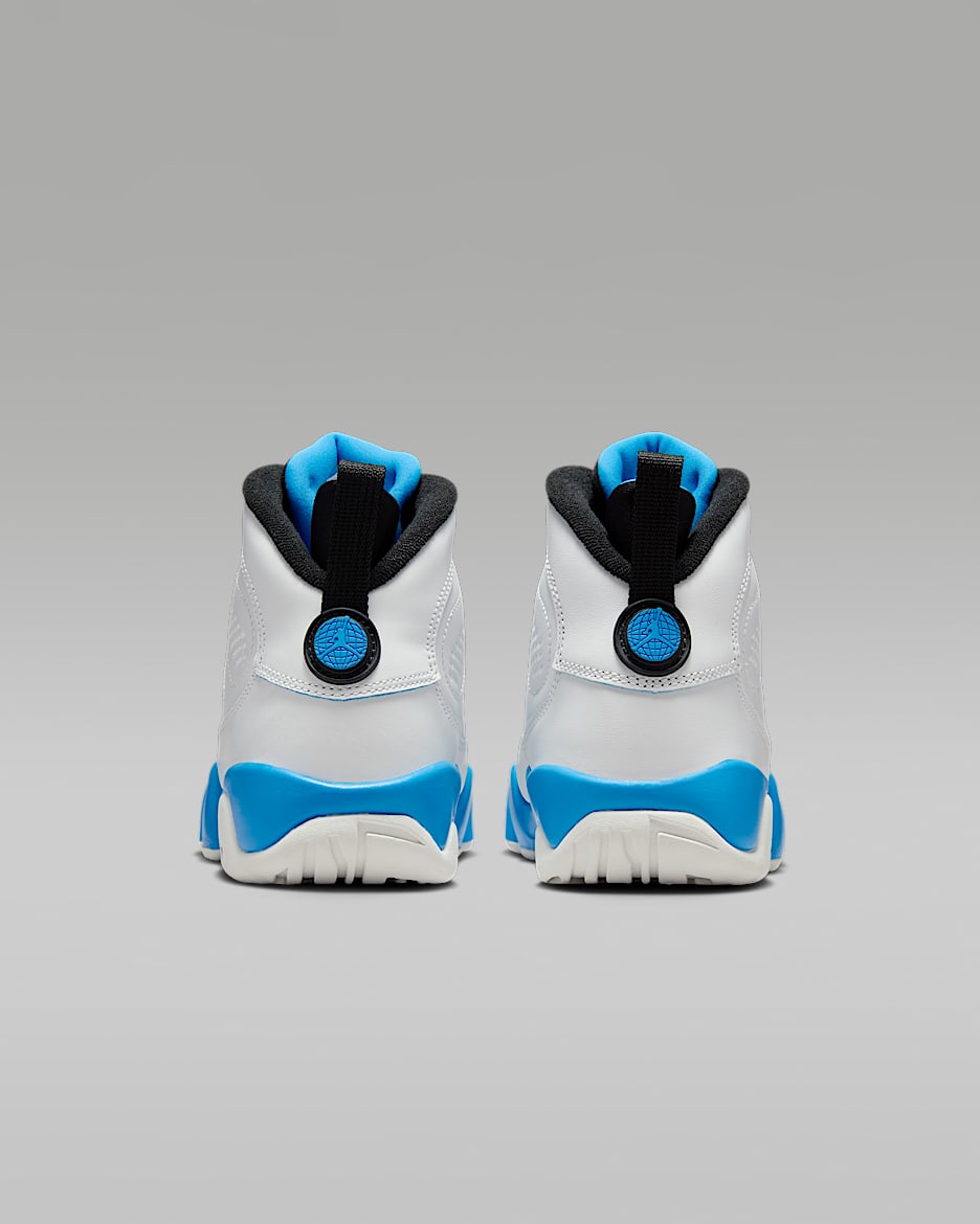 Air jordan 9 powder blue 2019 sales